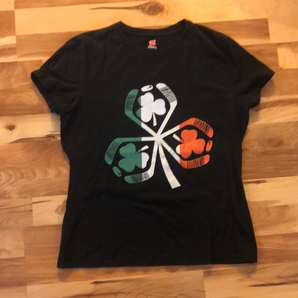 Shamrock Hockey Stick T-Shirt